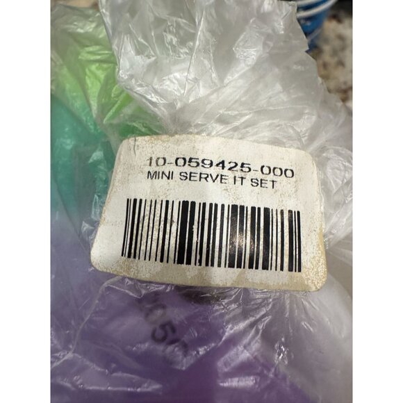 Tupperware Mini Serve-It Set With Pitcher & Stackable Cups Multicolor - Picture 2 of 5